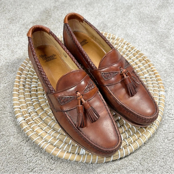 Allen Edmonds Men’s Maxfield Leather Tassel Loafers Shoes Size 12B - Picture 1 of 15